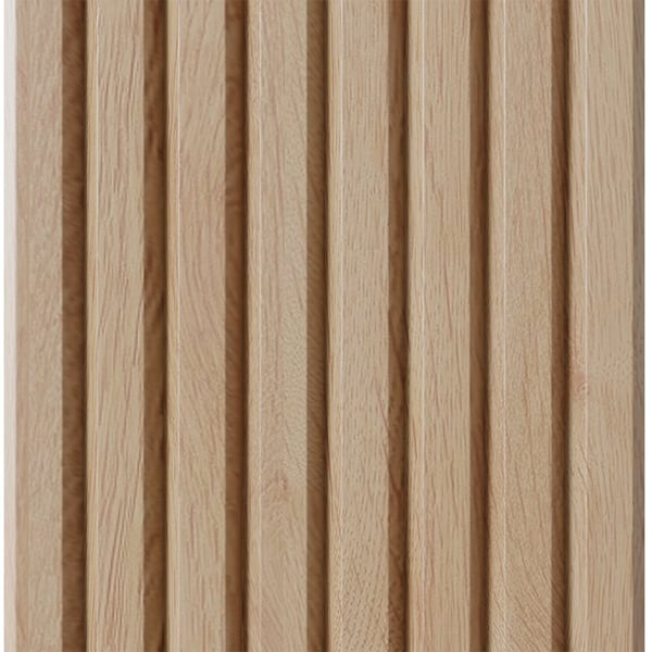 Designs Of Distinction 1-1/2" Tall Bevel Slat Tambour - Red Oak (12"W x 48"L) 011248207AK1 - main